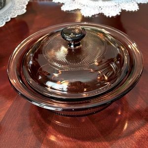 Vintage Corning Visions Small Casserole with Lid